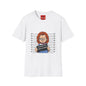 Chucky Mugshot Graphic T-Shirt — Horror Movie Villain Tee