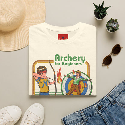 Archery for Beginners T-Shirt — Retro Kids' Archery Practice Graphic Tee