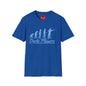 Darts Players Evolution T-Shirt — Funny Darting Evolution Graphic Tee for Players & Fans