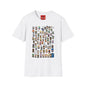 RPG Character Collage T-Shirt — Chibi Fantasy & Sci‑Fi Heroes Tee