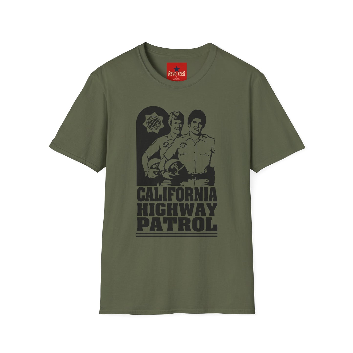 California Highway Patrol Vintage Tee — CHiPs Retro Police Graphic T-Shirt