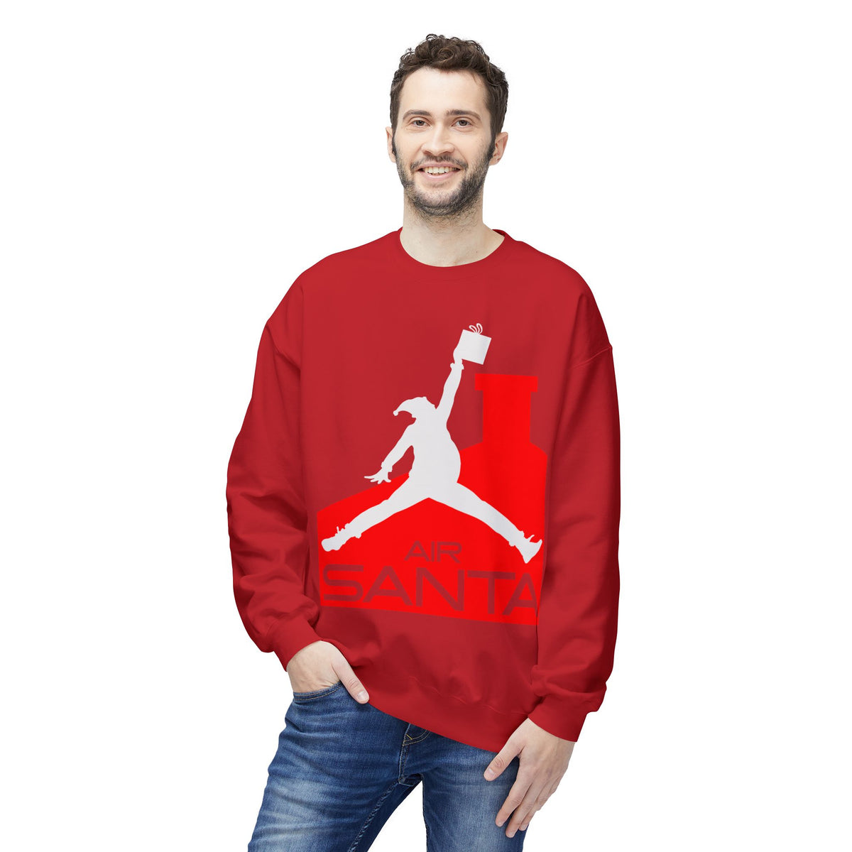 'Air Santa' Holiday Jump Logo Christmas Sweater