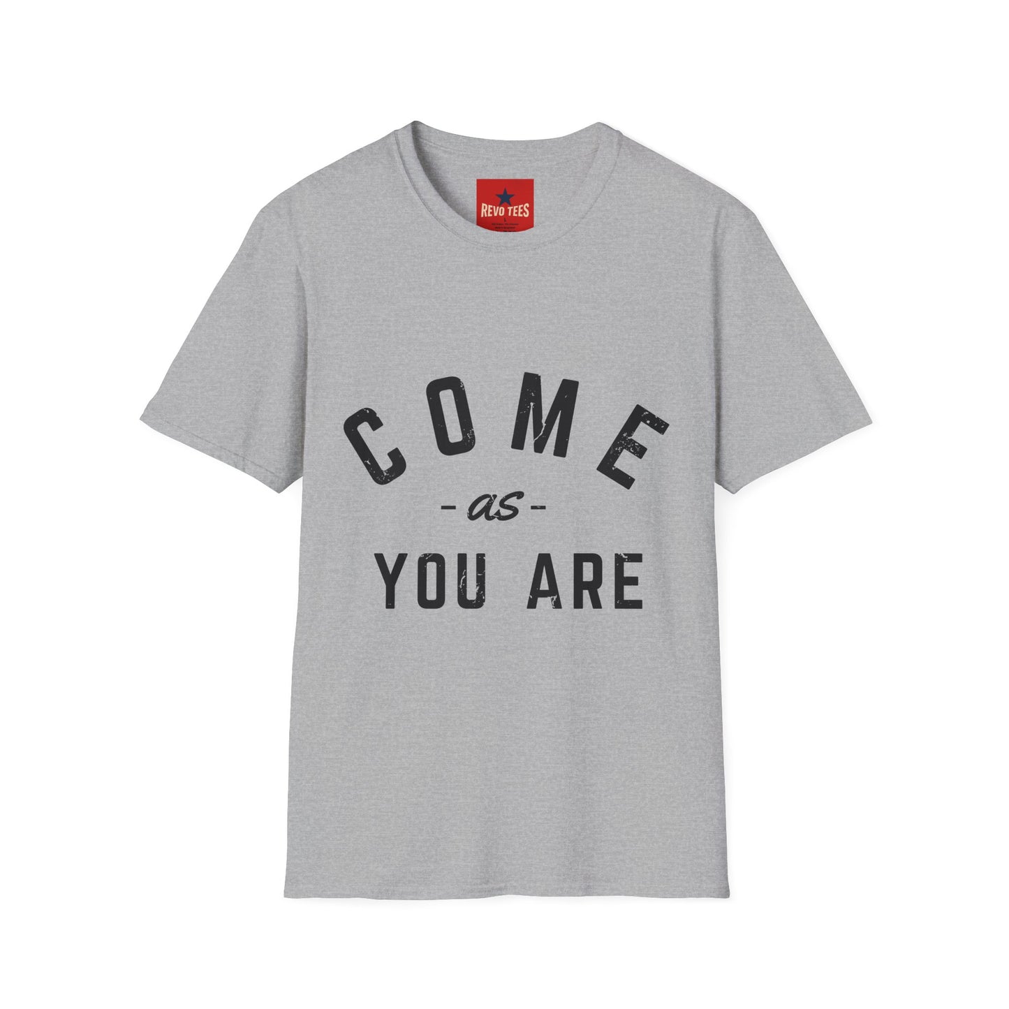 Come As You Are T-Shirt — Casual Vintage Lettering Tee