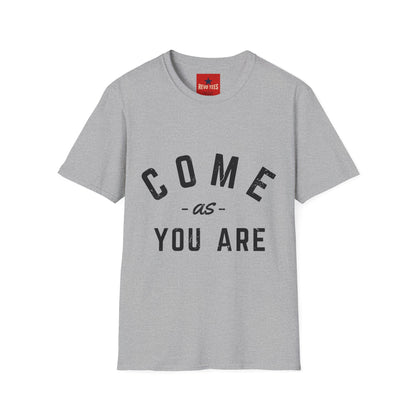 Come As You Are T-Shirt — Casual Vintage Lettering Tee