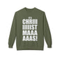 Christmas Shoutout Crewneck Sweatshirt — "It's Chriiistmaaaaas!" Holiday Graphic