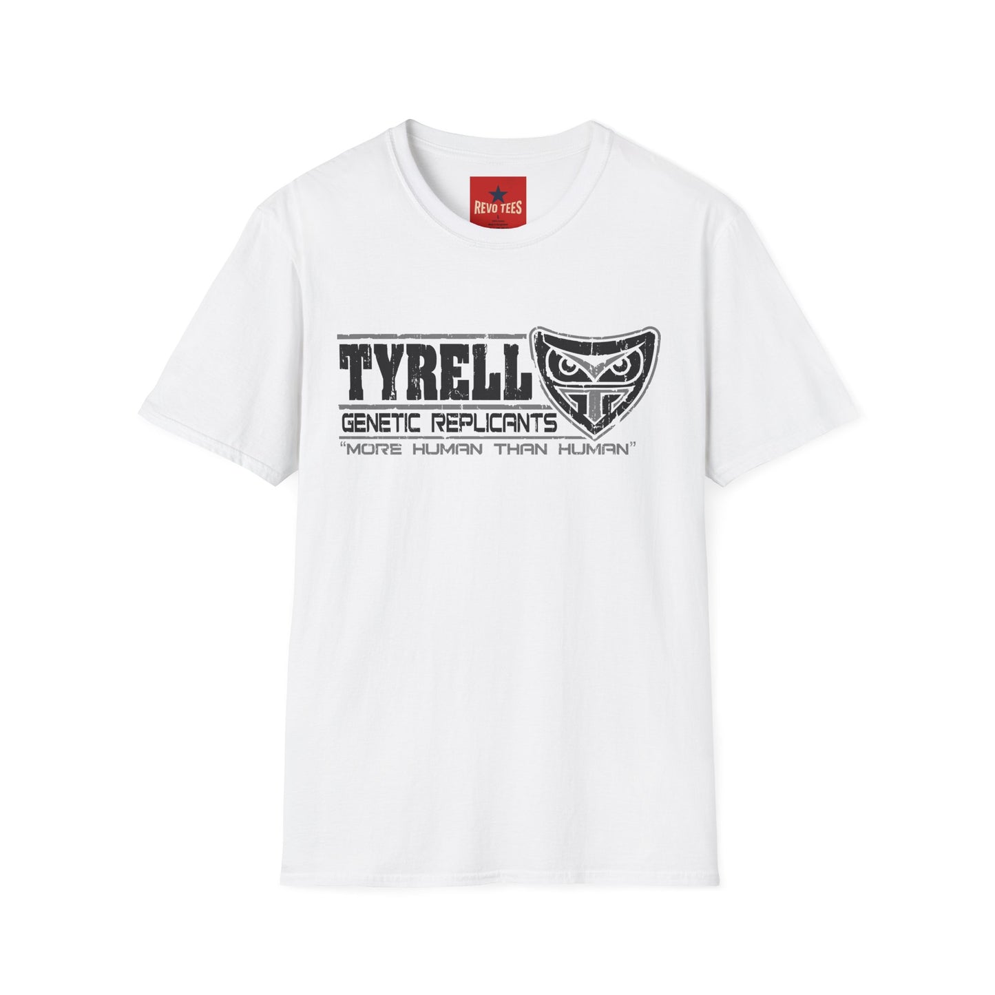 Tyrell Genetic Replicants T-Shirt — "More Human Than Human" Sci‑Fi Tee