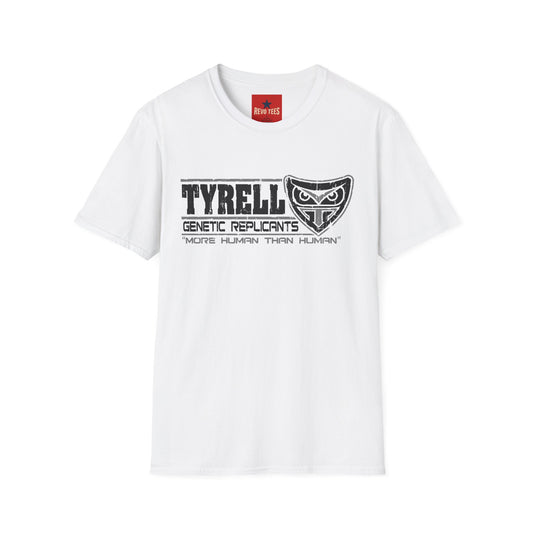 Tyrell Genetic Replicants T-Shirt — "More Human Than Human" Sci‑Fi Tee