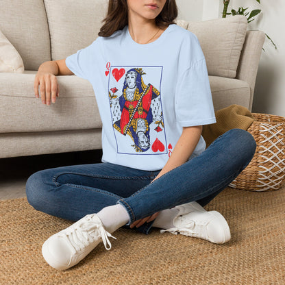 Queen of Hearts T-Shirt — Playing Card Graphic Tee