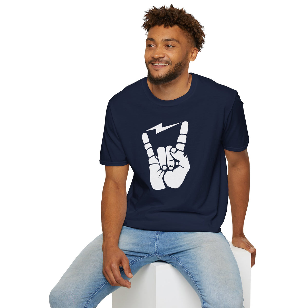 Revotees Electric Horns Unisex Softstyle T-Shirt - alternate view 15