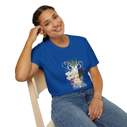 Fantasy Dragon & Beast Portrait T-Shirt — "Daughters of Dragons" Graphic Tee