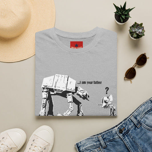 Banksy T‑Shirt — 'I am your father' Star Wars AT-AT Funny Graphic Tee