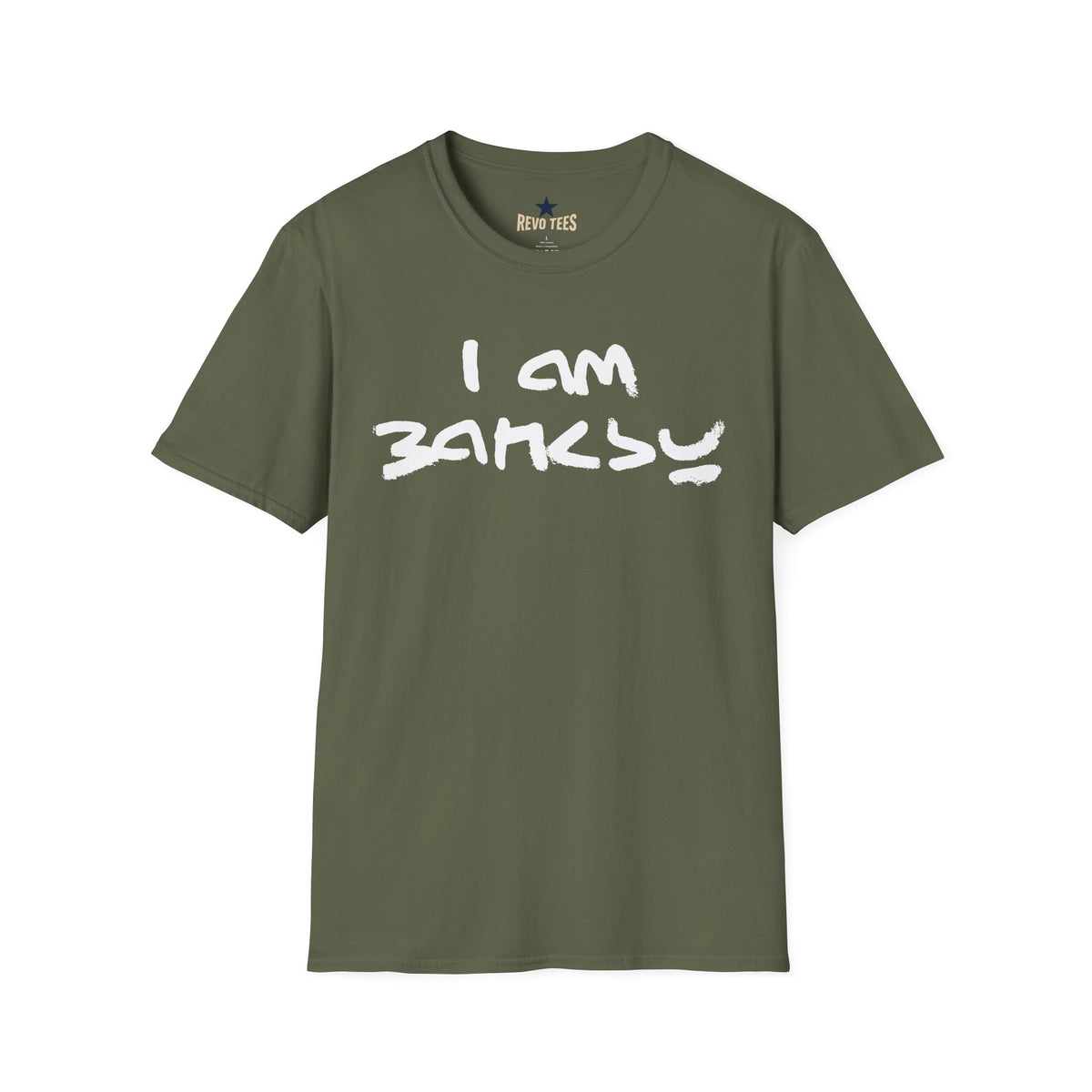 Revotees I Am Banksy Street Art Inspired Graphic T-Shirt - alternate view 4
