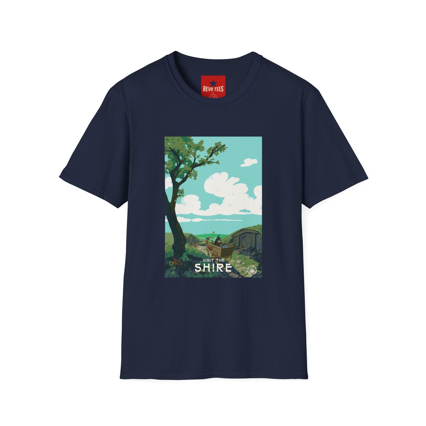 Lord of the Rings - The Shires Unisex Softstyle T-Shirt
