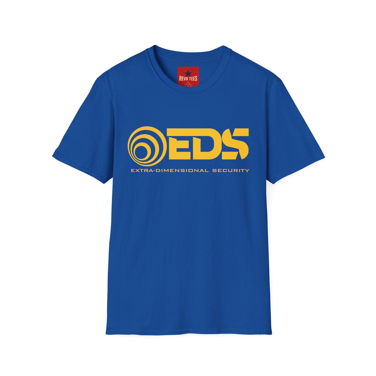 EDS Logo T-Shirt — Extra Dimensional Security Retro Sci‑Fi Tee