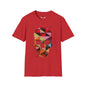 Revotees Geometric Colorblock Skull T-Shirt - alternate view 8