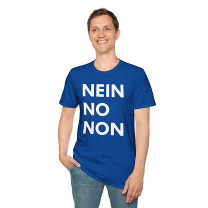 Nein / No Graphic T‑Shirt — Bold Bilingual Statement Tee