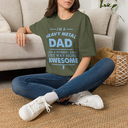 Heavy Metal Dad T-Shirt — "I’m a Heavy Metal Dad" Graphic Tee for Proud Fathers