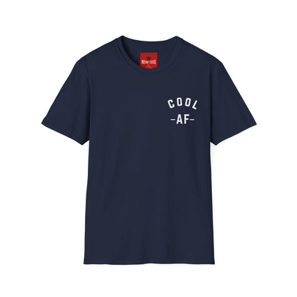 Cool AF T-Shirt — Minimal Chest Graphic Tee