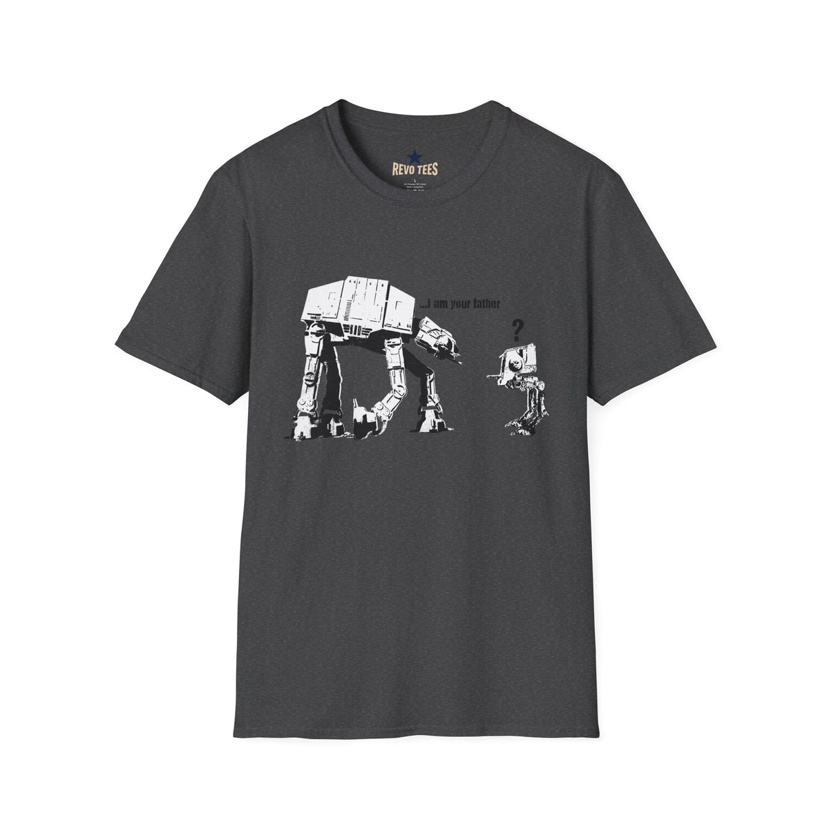 Revotees Banksy I Am Your Father Star Wars at Funny Graphic T-Shirt - alternate view 5