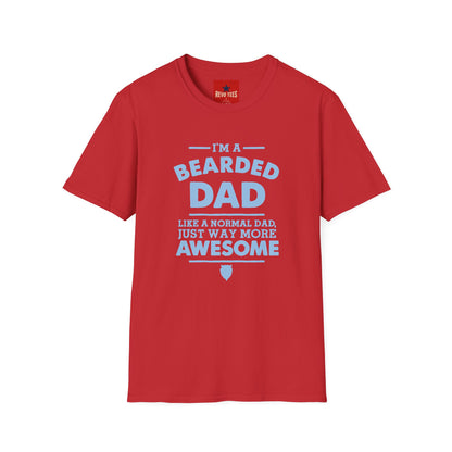 Bearded Dad T‑Shirt — "I'm a Bearded Dad" Funny Father's Day Tee