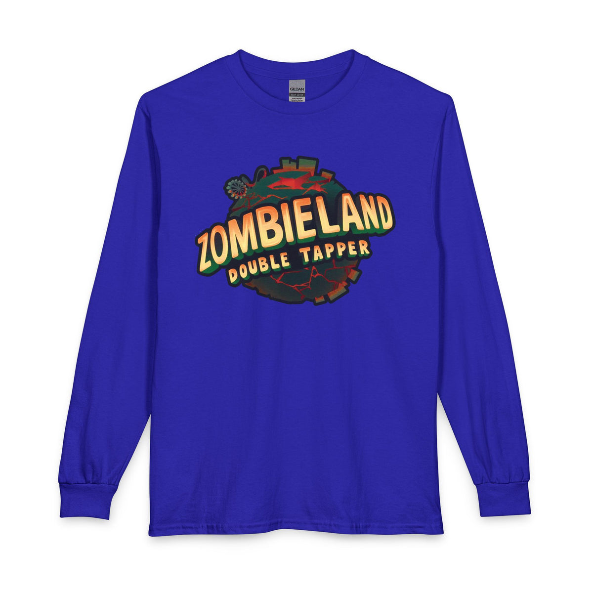 Zombieland Double Tapper Long Sleeve Tee — Retro Zombie Movie Graphic Shirt