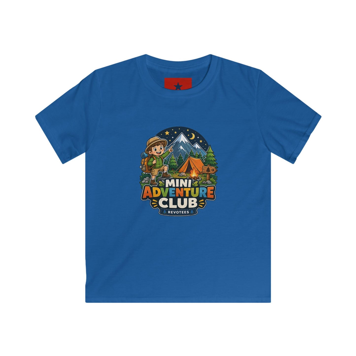 Kids Adventure Club T-Shirt — Mini Explorer Camping Tee