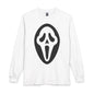 Ghostface Mask Long Sleeve Shirt — Horror Movie Scream Tee for Halloween