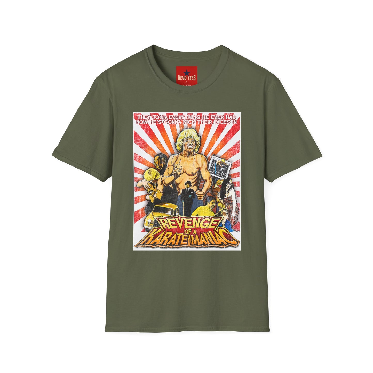 Revenge Karate Man T-Shirt — Retro Martial Arts Graphic Tee