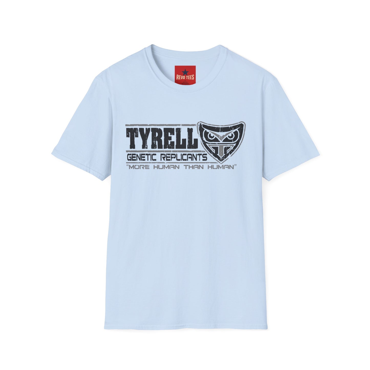 Tyrell Genetic Replicants T-Shirt — "More Human Than Human" Sci‑Fi Tee
