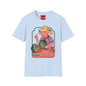 Retro Sewing Girl T‑Shirt — Vintage Crafting Graphic Tee
