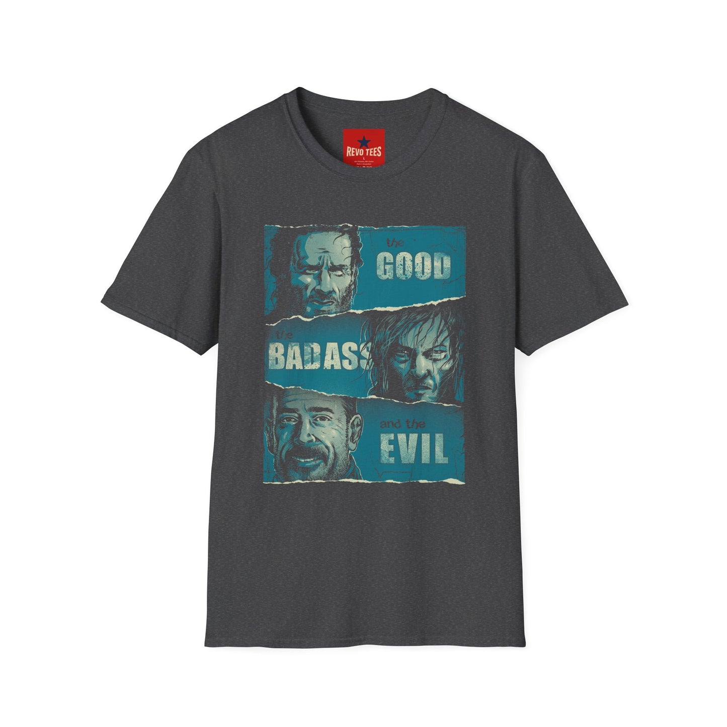 The Good, The Badass, The Evil T-Shirt — Retro Western Movie Tribute Tee