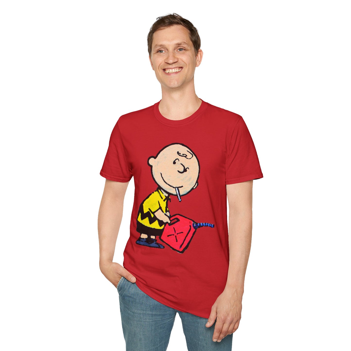 Banksy Novelty Cartoon Graphic T-Shirt — Naughty Charlie