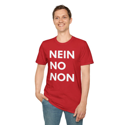 Nein / No Graphic T‑Shirt — Bold Bilingual Statement Tee