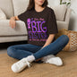Big Sister T-Shirt — "I'm the Big Sister" Cute Pink & Purple Kids/Family Tee