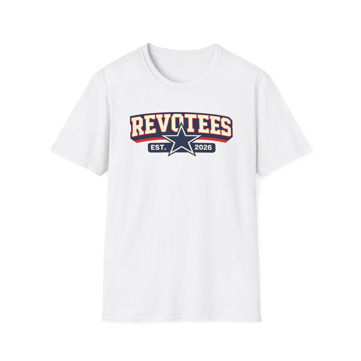 Revotees EST. 2026 Graphic T-Shirt — Retro Star Sports Logo