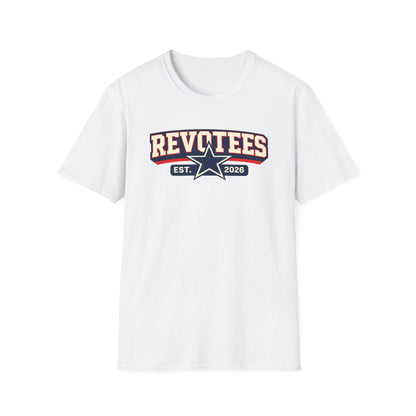Revotees EST. 2026 Graphic T-Shirt — Retro Star Sports Logo