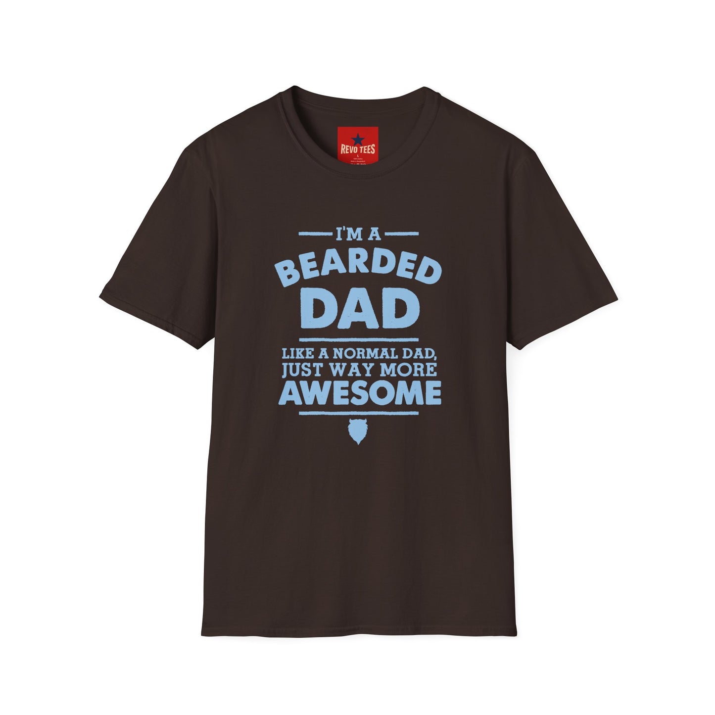 Bearded Dad T‑Shirt — "I'm a Bearded Dad" Funny Father's Day Tee
