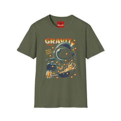 Gravity Orbit Astronaut T-Shirt — Retro Space Graphic Tee