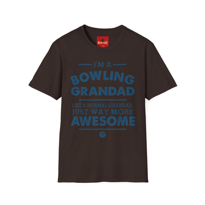 Bowling Grandad T-Shirt — "I'm a Bowling Grandad" Retro Dad Gift