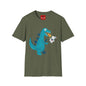 Dino vs. Astronaut Graphic T-Shirt — Cute Cartoon Monster Tee