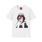 Banksy, Queen with Lightning Bolt T-Shirt — Retro Bowie-Inspired Portrait Tee