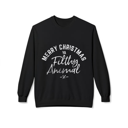 Merry Christmas Ya Filthy Animal Crewneck Sweatshirt