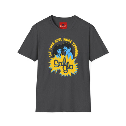 Soul Glo Retro Tee — "Let Your Soul Shine Through" 80s-Inspired Graphic T-Shirt