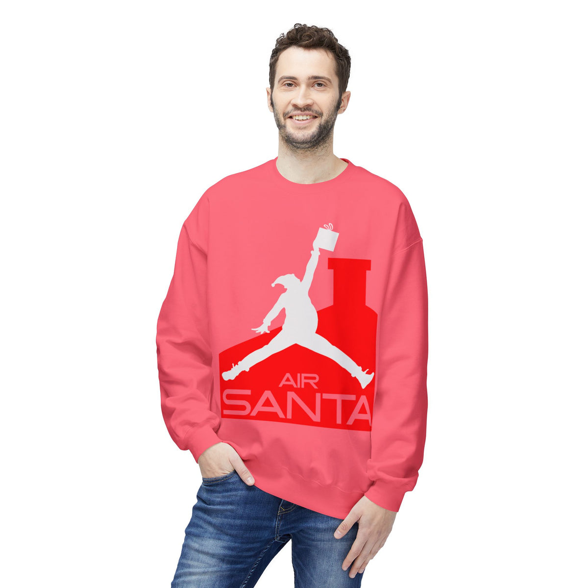 'Air Santa' Holiday Jump Logo Christmas Sweater