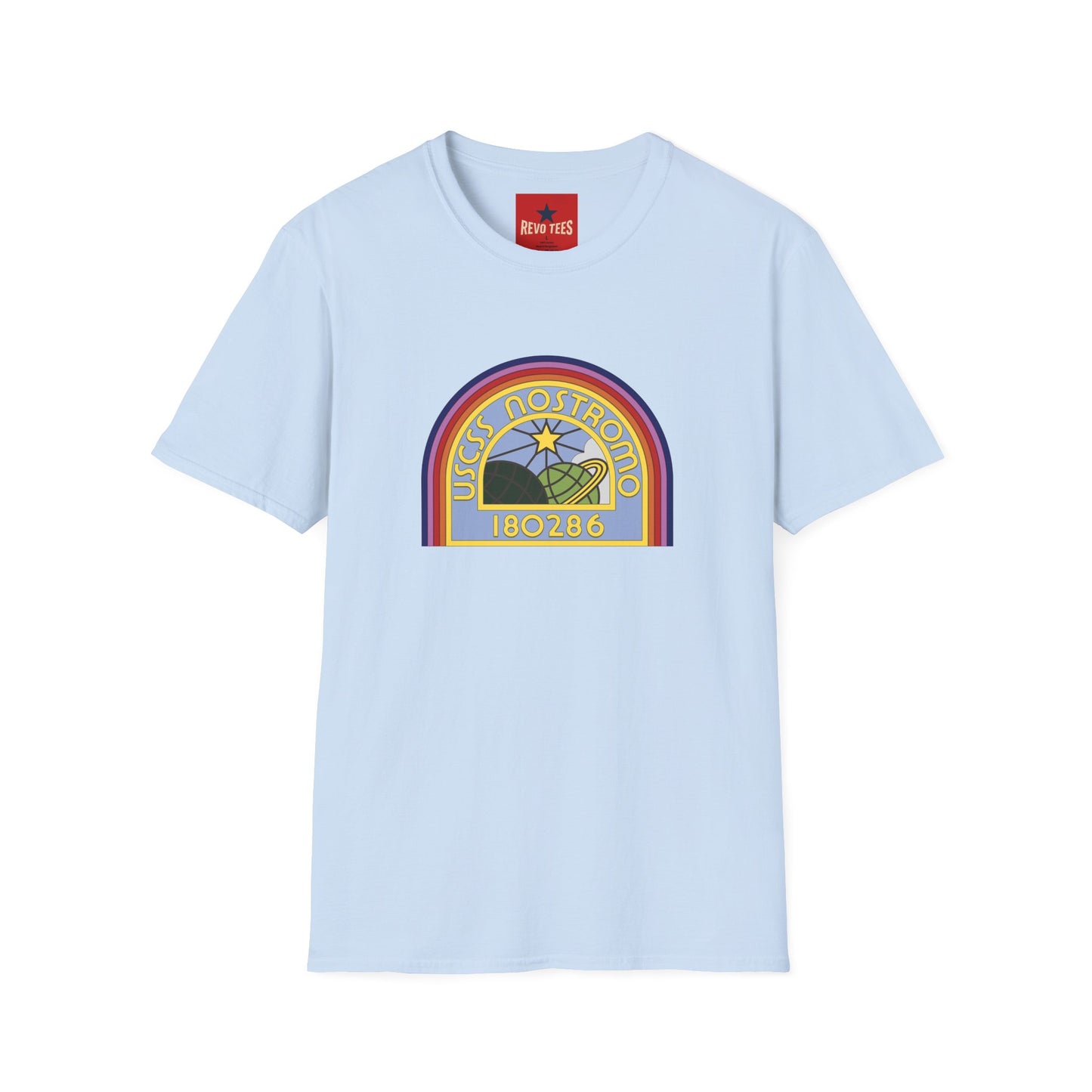 USS Nostromo Retro Space T-Shirt — 180286 Alien Movie Crew Tee