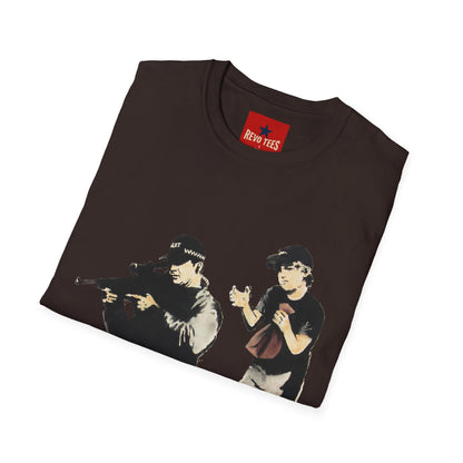 Banksy Sniper Graphic T-Shirt