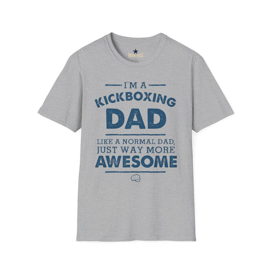 Revotees Kickboxing Dad Im a Kickboxing Dad Athletic Fathers Day T-Shirt