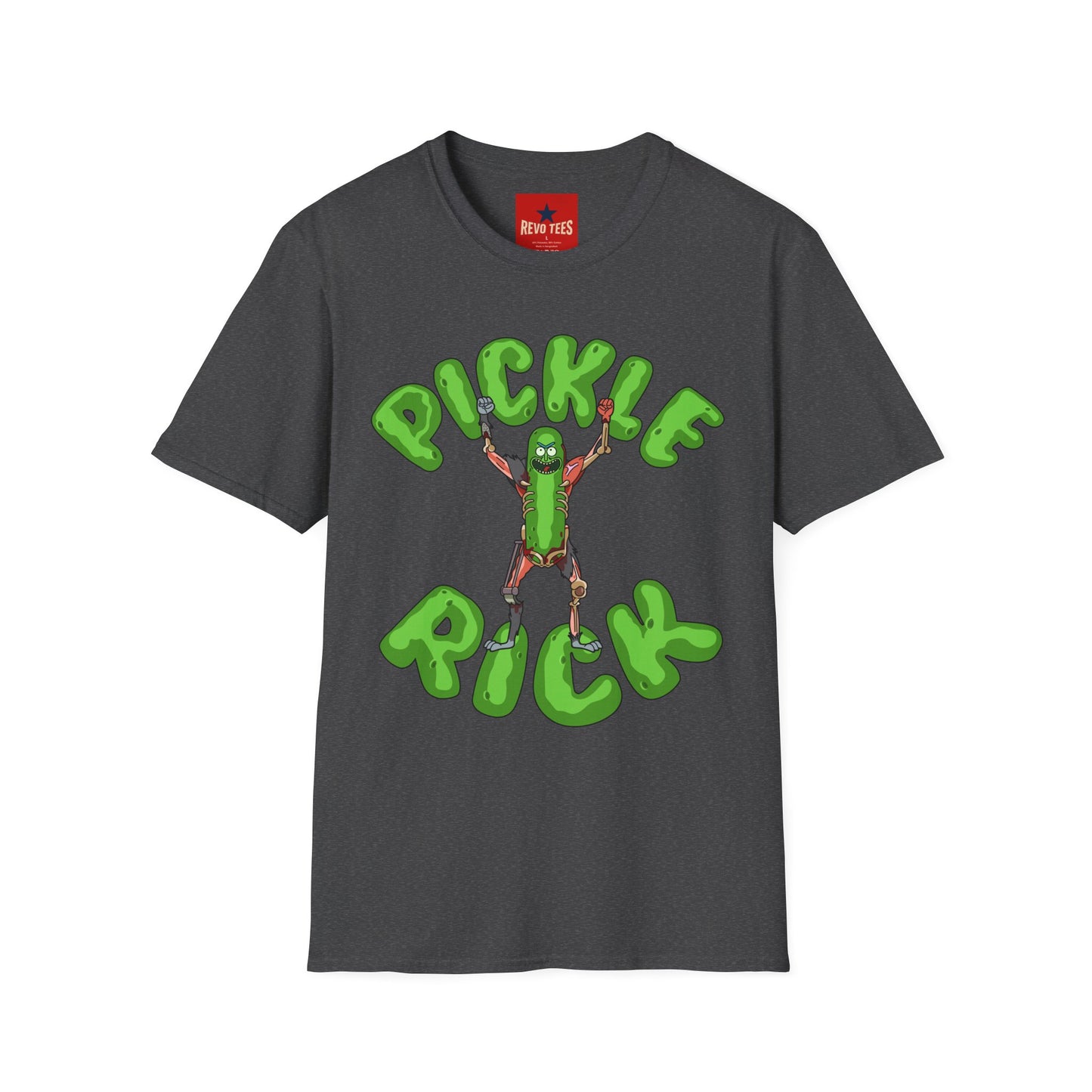 Pickle Rick T-Shirt — Funny Cartoon Pickle Character Tee for Fans & Gifts