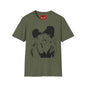 Banksy - Kissing Policemen Graphic T‑Shirt — Vintage Stencil Couple Print
