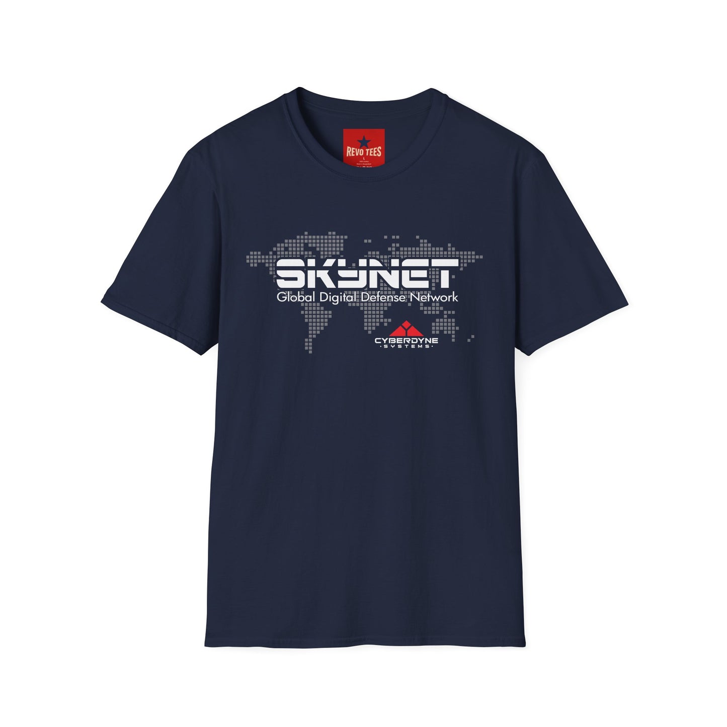Terminator Skynet Global Digital Defense Network T-Shirt — Cybersecurity Futuristic Tech Tee